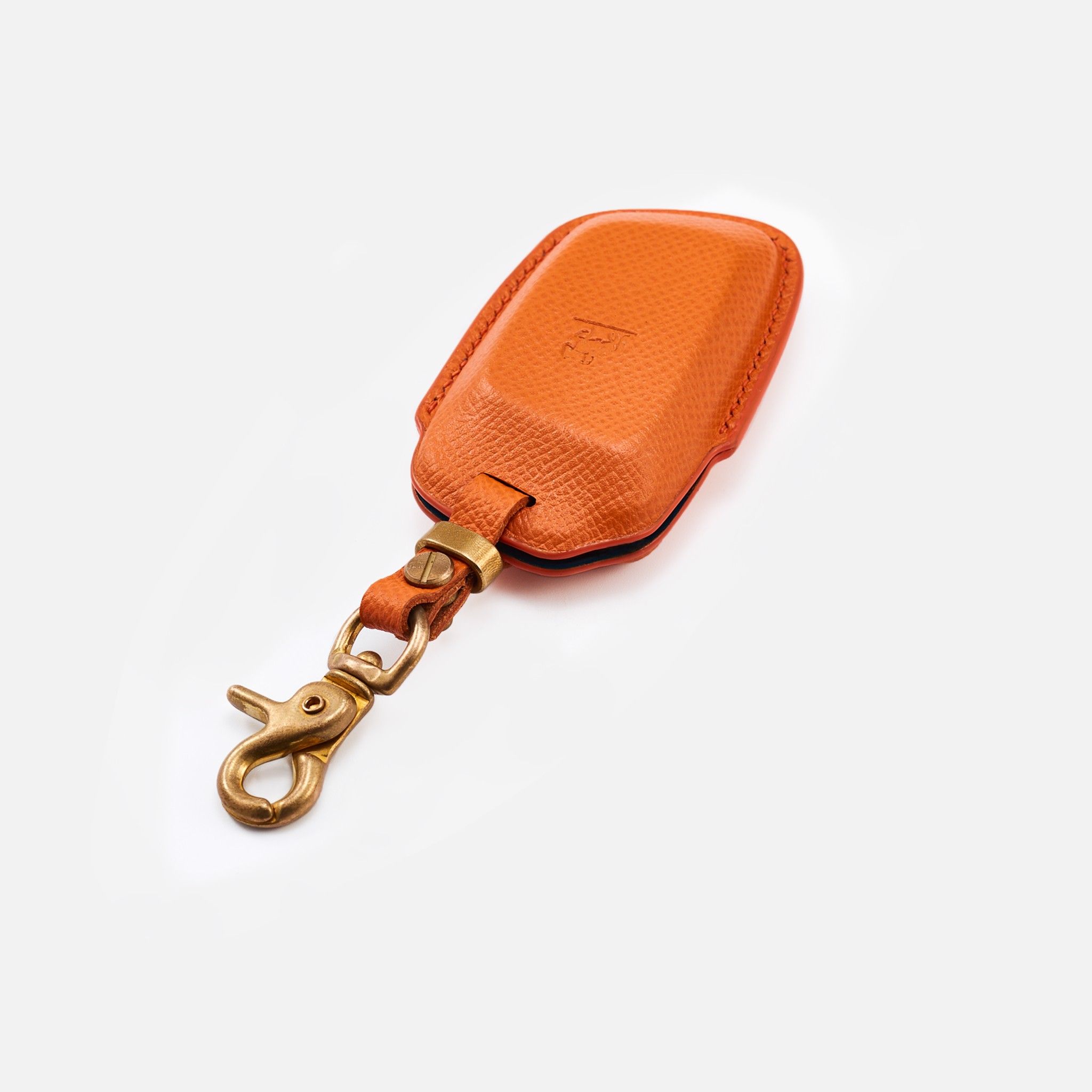 Bao da chìa khóa Vinfast da vân light orange