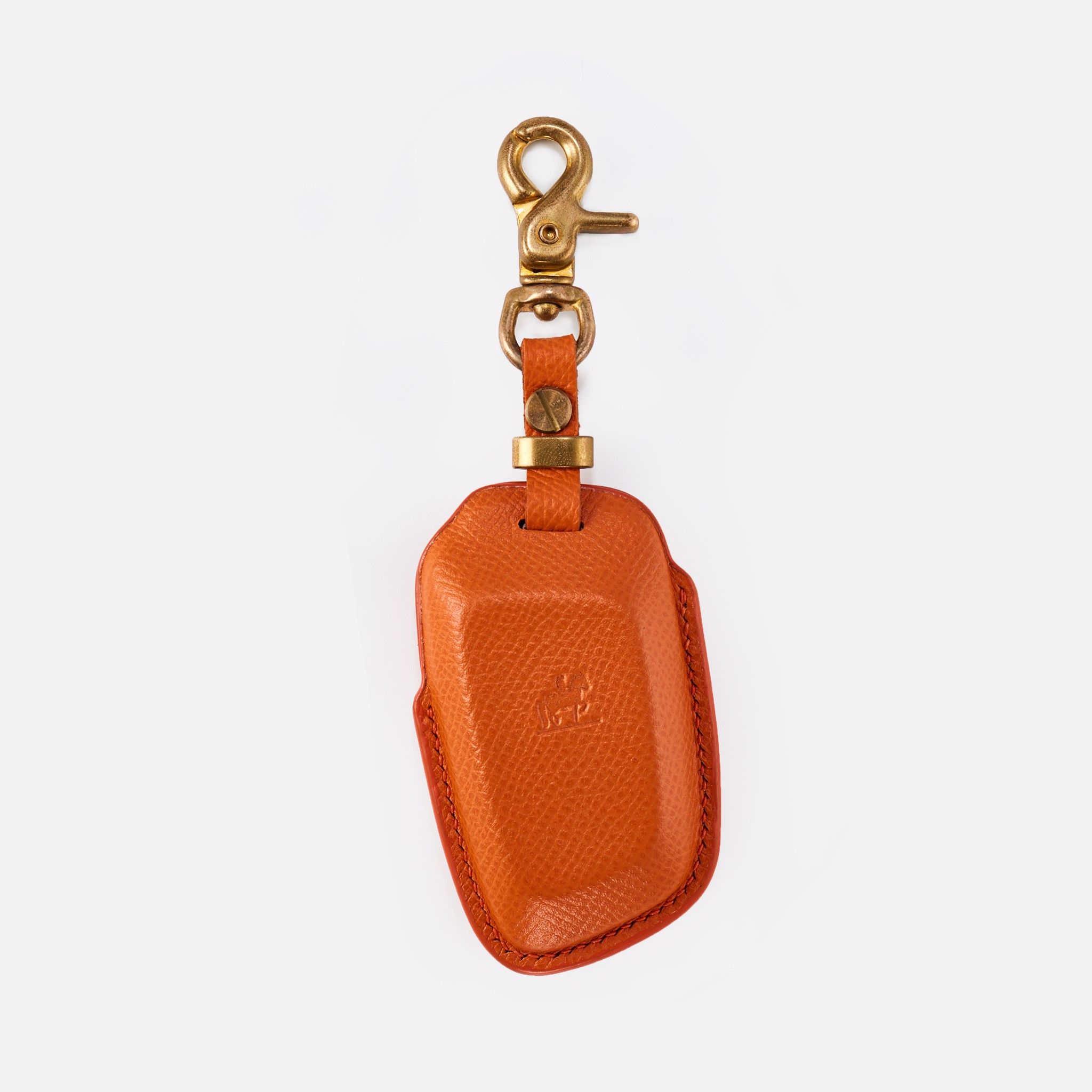 Bao da chìa khóa Vinfast da vân light orange