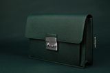  Clutch xách tay chất da bê Epsom  xanh dark green đặt riêng 