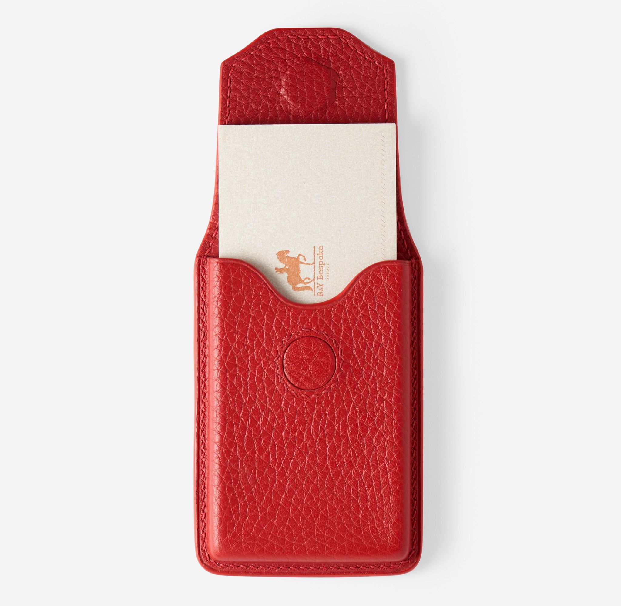 Ví Da Đựng Danh Thiếp Magnet Light Red