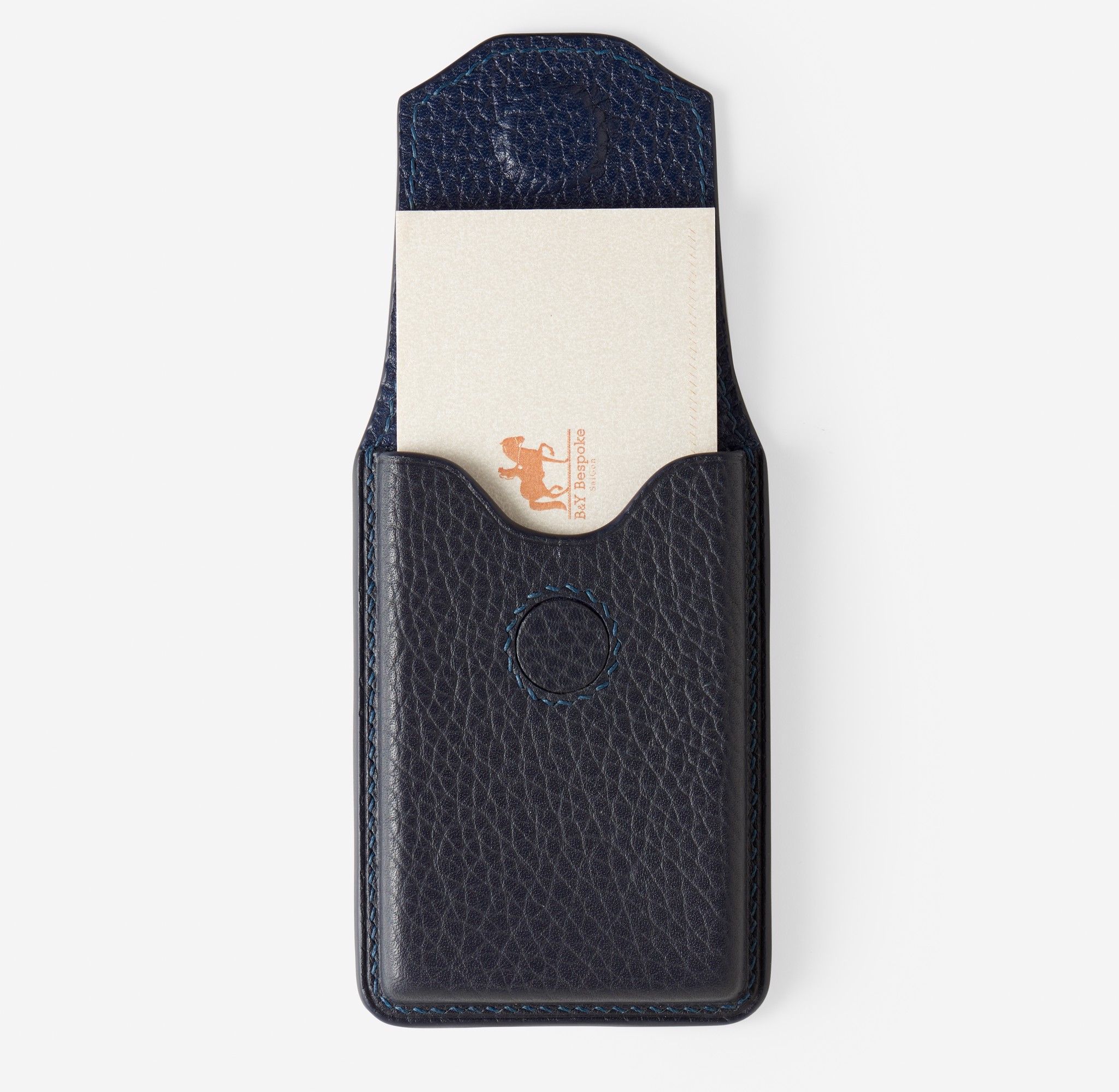 Ví Da Đựng Danh Thiếp Magnet Navy Blue