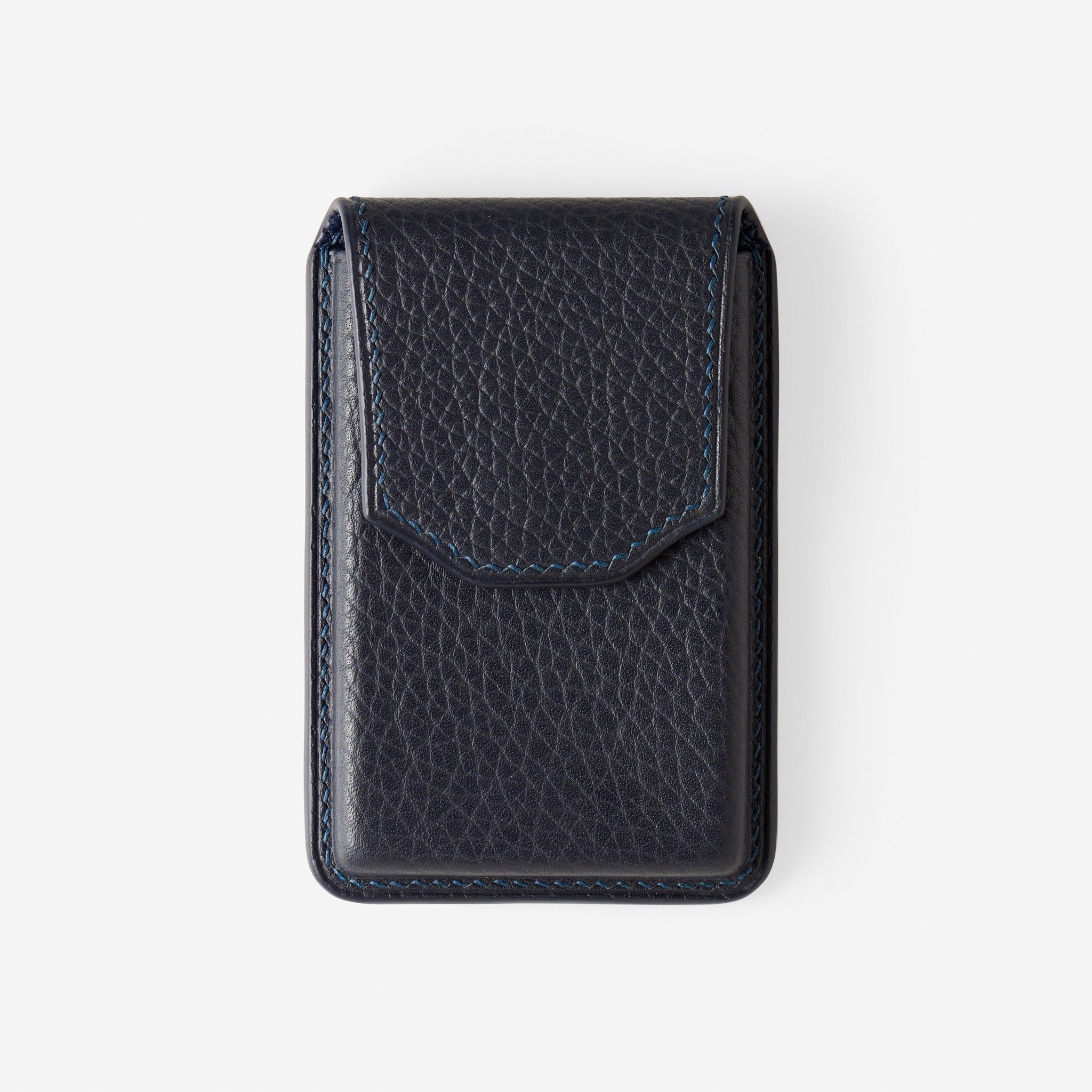 Ví Da Đựng Danh Thiếp Magnet Navy Blue