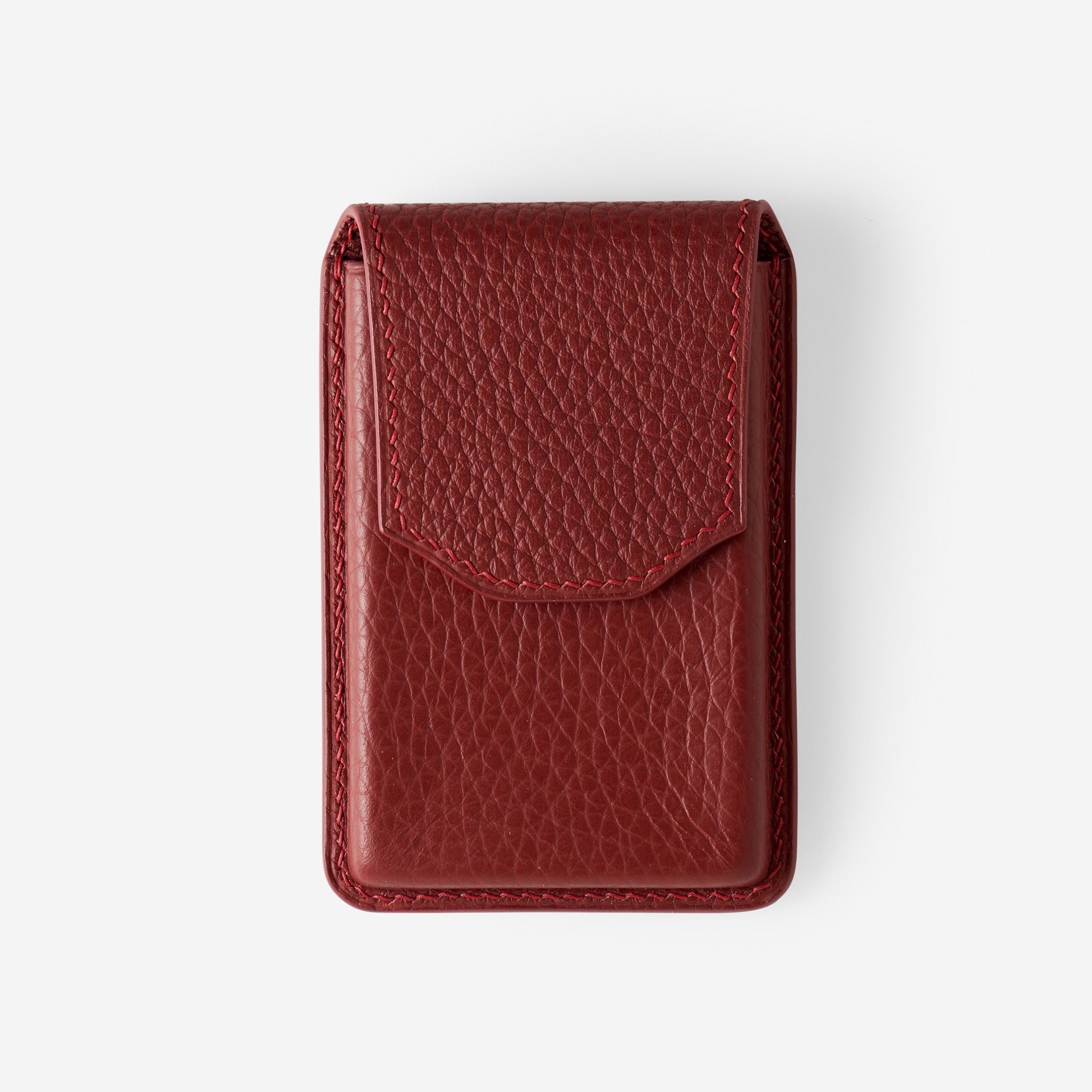 Ví Da Đựng Danh Thiếp Magnet Burgundy