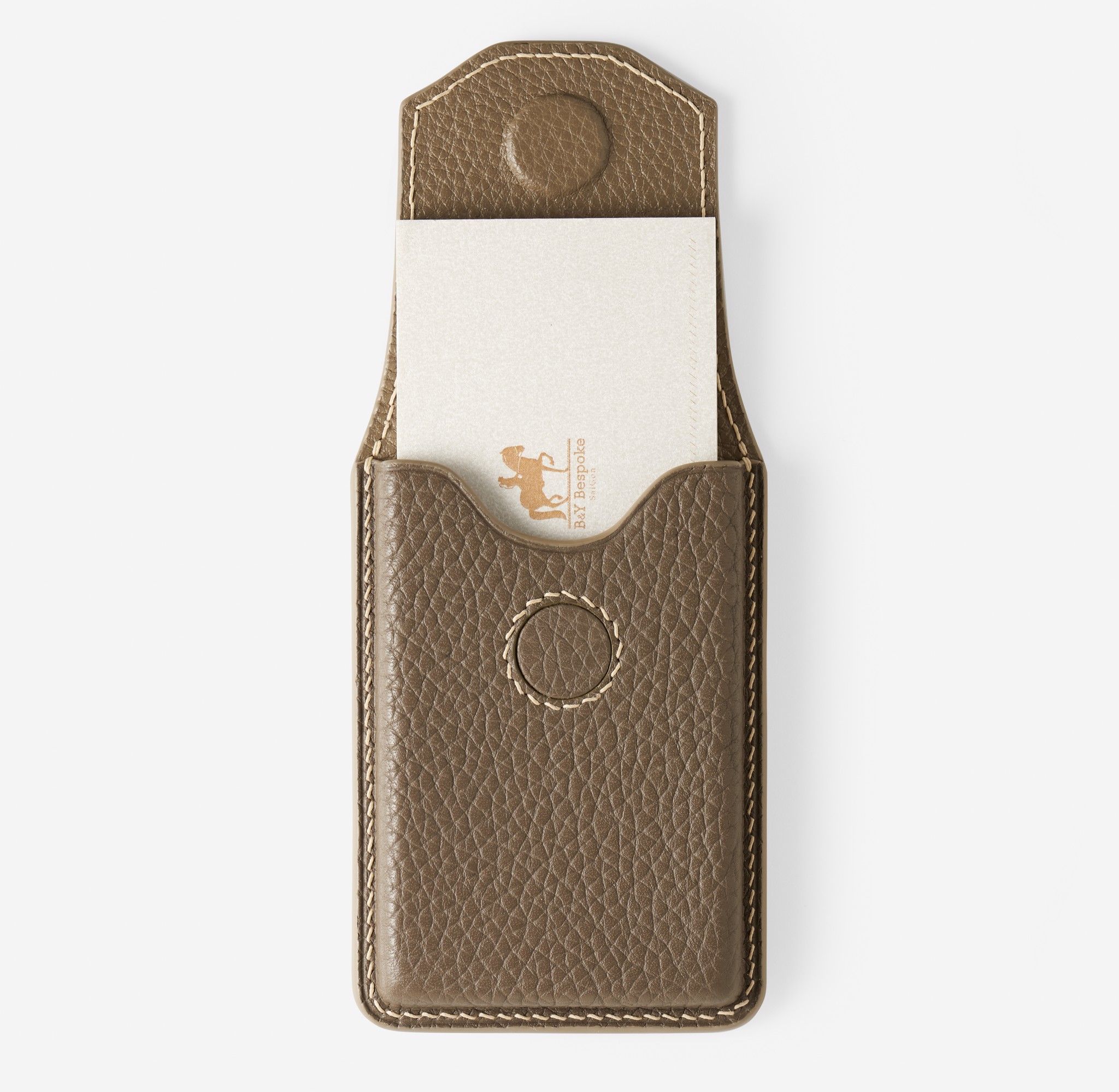 Ví Da Đựng Danh Thiếp Magnet Beige