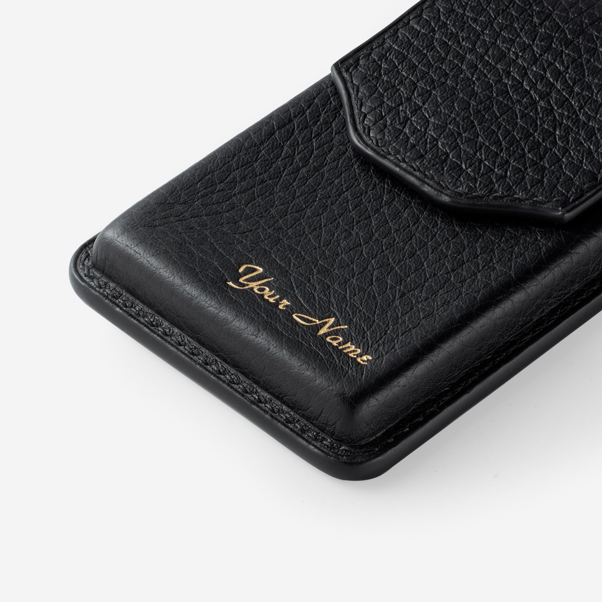 Ví Da Đựng Danh Thiếp Magnet Black