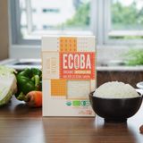 Gạo Nhật nấu cháo cho bé hữu cơ - ECOBA Sakura 1kg