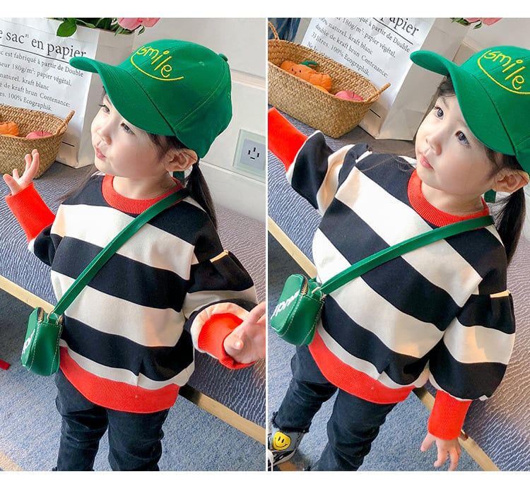 Áo kẻ ngang Hàn quốc cho bé