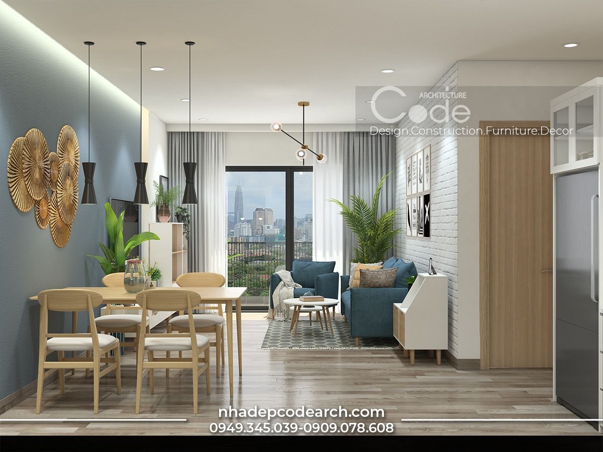 CĂN HỘ MẪU PHONG CÁCH SCANDINAVIAN 01