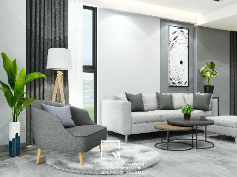 Thiết kế nội thất căn hộ Penthouse - Anh Cường