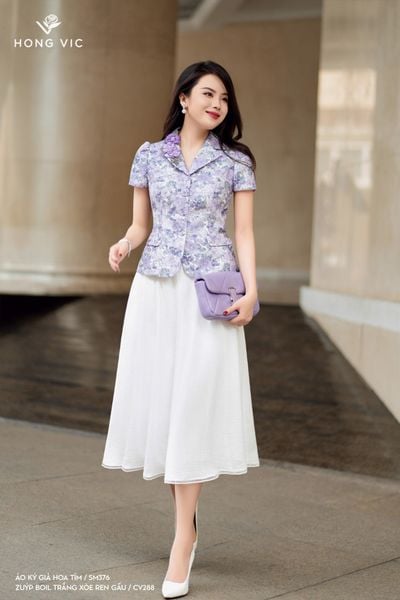 Zuýp boil trắng xòe ren gấu CV288 – hongvicfashion