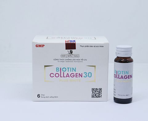 Biotin Collagen 30 Plus White  ( hộp 6 chai *30 ml)