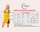  Dreamy VS06 Váy ngủ lụa cao cấp hai dây xẻ tà phối ren vô cùng thu hút 