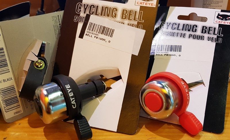 Chuông xe đạp Cateye PB-1000/2 tiếng/Đồng | Cateye PB-1000 Bike Bell/2 rings/Brass