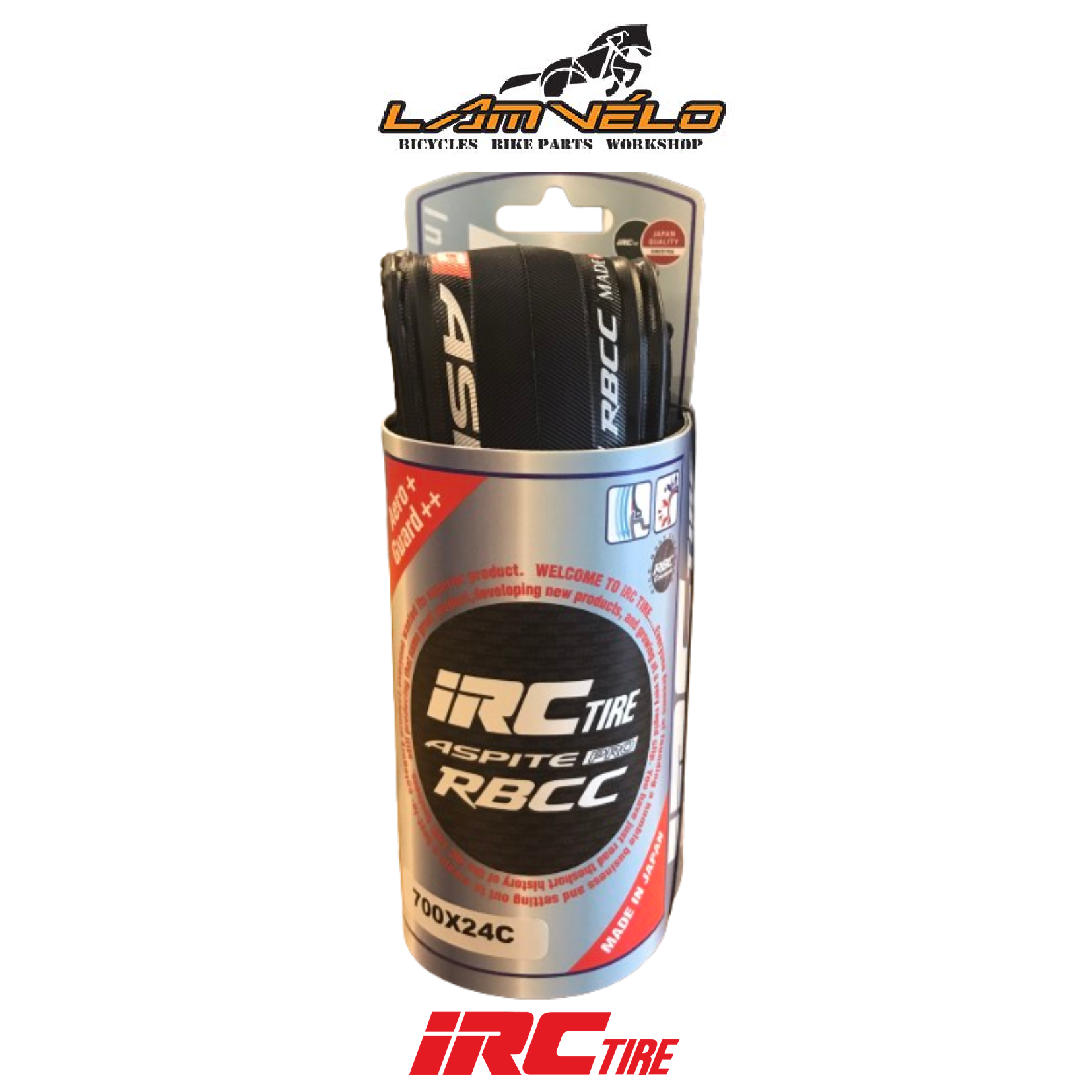 Lốp IRC Aspite Pro RBCC 700 X 24c