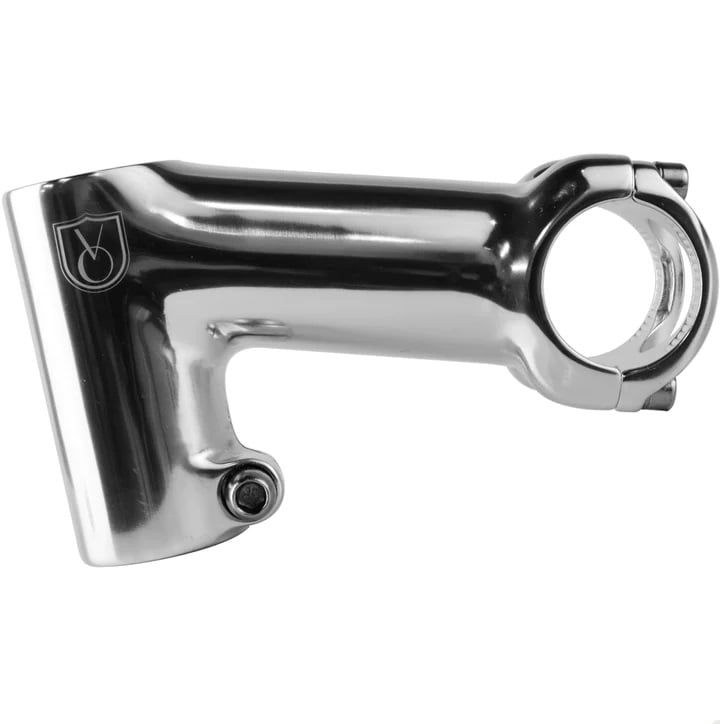 Velo Orange Tall-Stack Stem, 31.8mm - Silver
