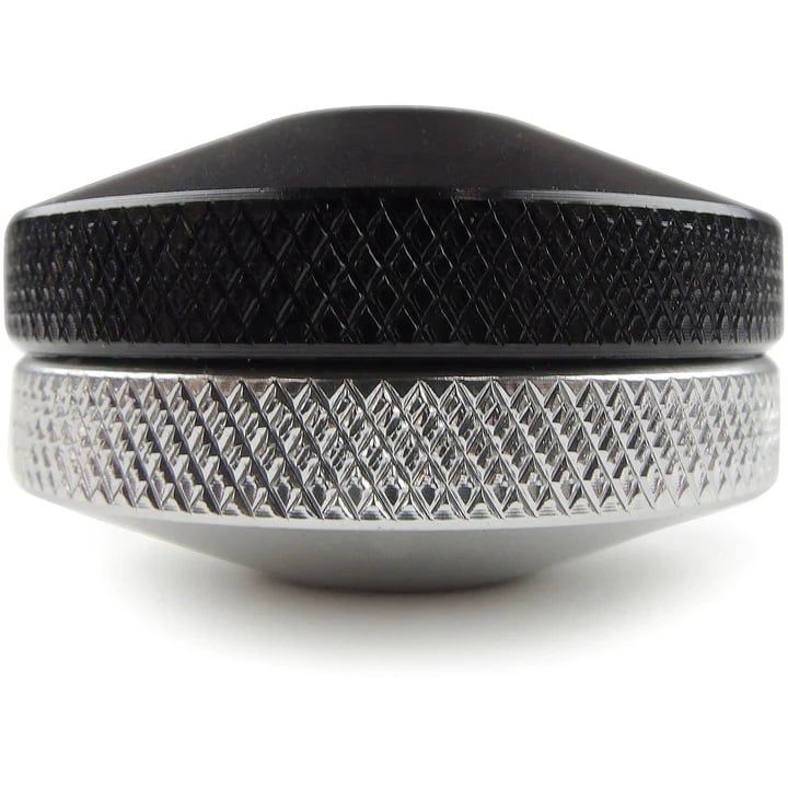 Velo Orange Knurled Stem Cap-silver