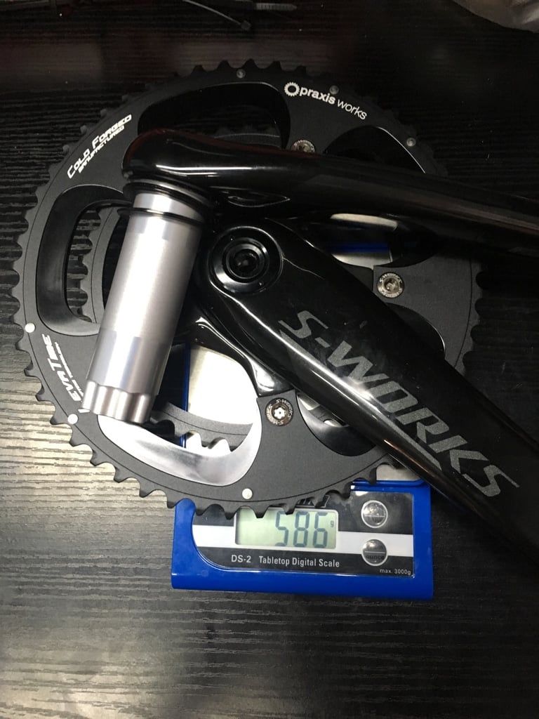 Đùi đĩa SPECIALIZED S-Works/Carbon/38-24T/Đen | SPECIALIZED S-Works Crankset/Carbon/38-24T/Black
