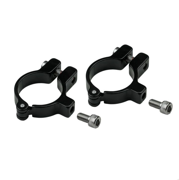 Hinged Water Bottle Cage Clamps-28.6/Silver