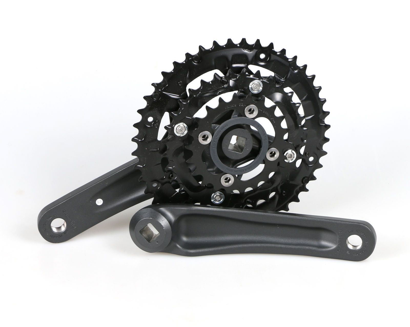 Giò đĩa SHIMANO Acera FC-M391/3x9s/170mm/Đen | SHIMANO Acera FC-M391 Crankset/3x9s/170mm/Black