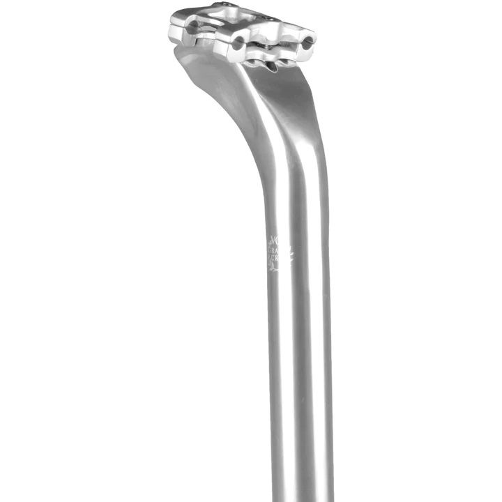 Velo Orange Grand Cru Long Setback Seatpost-Silver