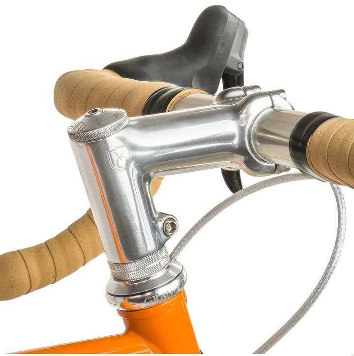 Velo Orange Tall-Stack Stem, 31.8mm - Silver