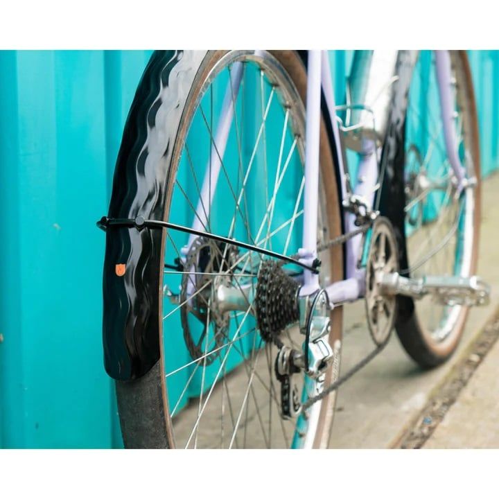 Velo Orange Wavy Fenders, 650b 58mm - Black