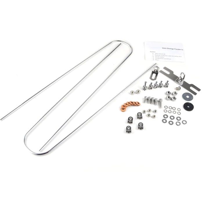 Velo Orange Fluted Fenders, 700c 63mm - Black