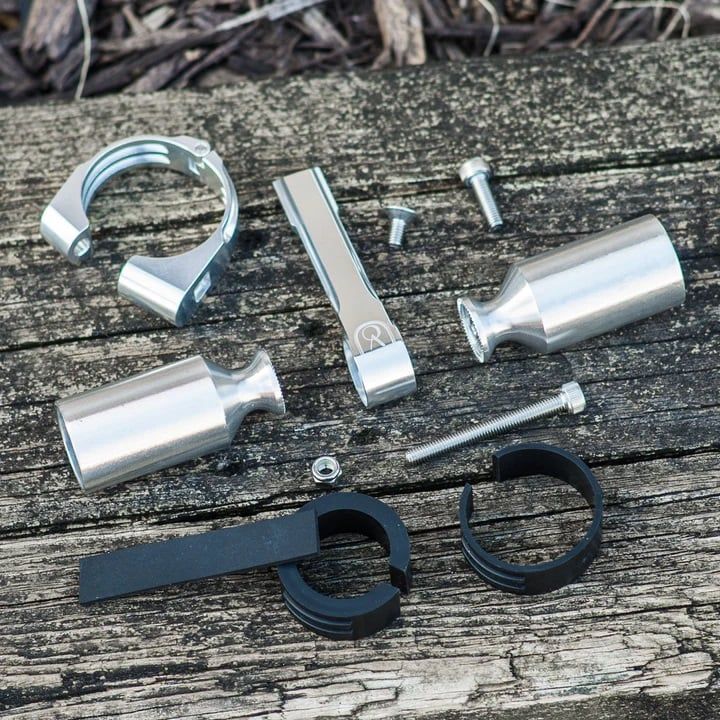 Handlebar Accessory Mount-Silver