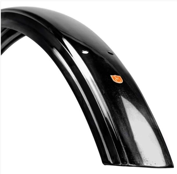  Velo Orange Fluted Fenders, 700c 63mm - Black 