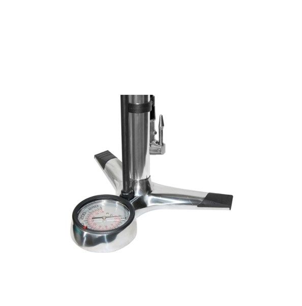 Giyo bơm xe đạp cao cấp GF-15S3/Nhôm/Bạc | Giyo GF-15S3 bike inflator/Alum/Silver