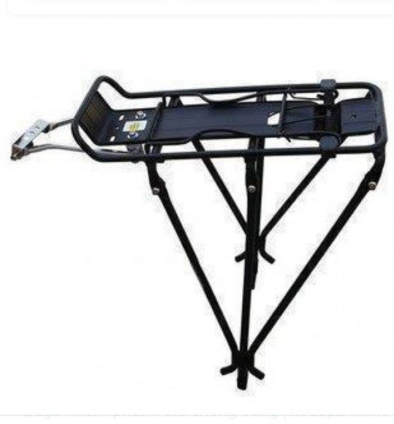 Baga thắng đĩa Lâm Vélo/Nhôm/Đen | Lâm Vélo rear rack for disc brake/Alum/Black