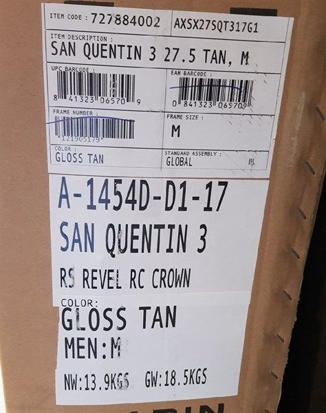 Marin MTB/San Quentin 3/Size 17/Mountain Hardtail/27.5