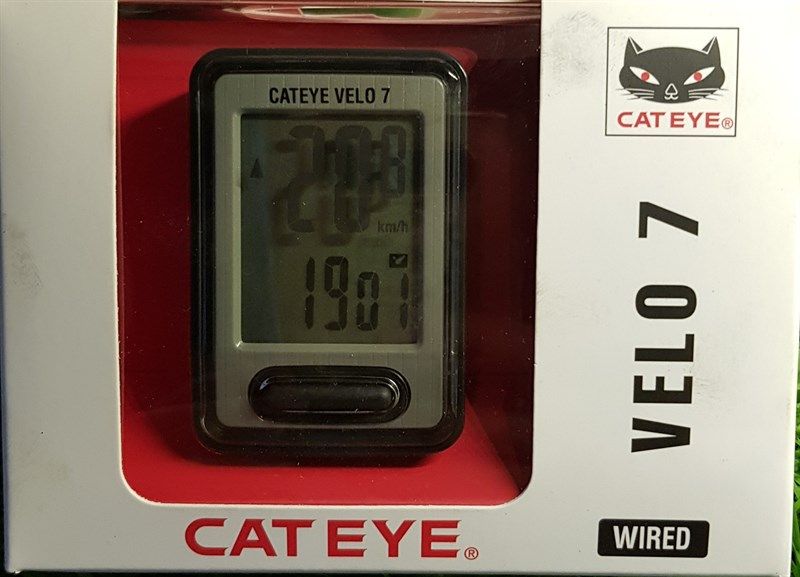  Đồng hồ tốc độ Cateye Velo 7 