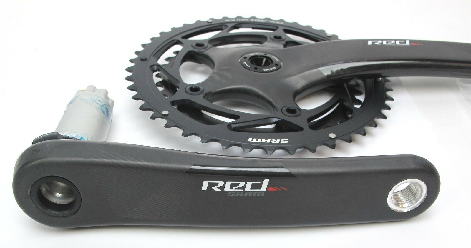  Giò đĩa SRAM Red 22/Nhôm/11s/175mm/Đen | SRAM Red 22 Crankset/Aluminum/11s/175mm/Black 