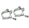  Hinged Water Bottle Cage Clamps-28.6/Silver 