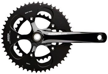  Đùi đĩa SRAM Apex 5339/10s/BB-GXT/Đen | SRAM Apex 5339 Crankset/10s/BB-GXT/Black 