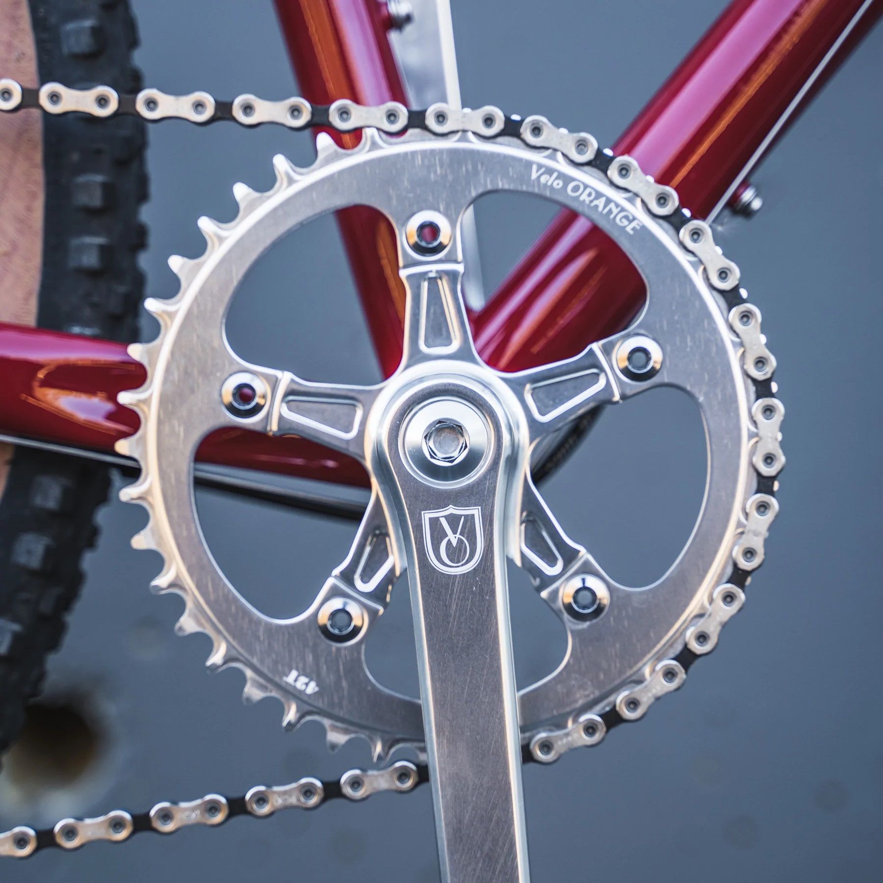 Single Ring Crankset w/ Narrow-Wide Chainring-170mm