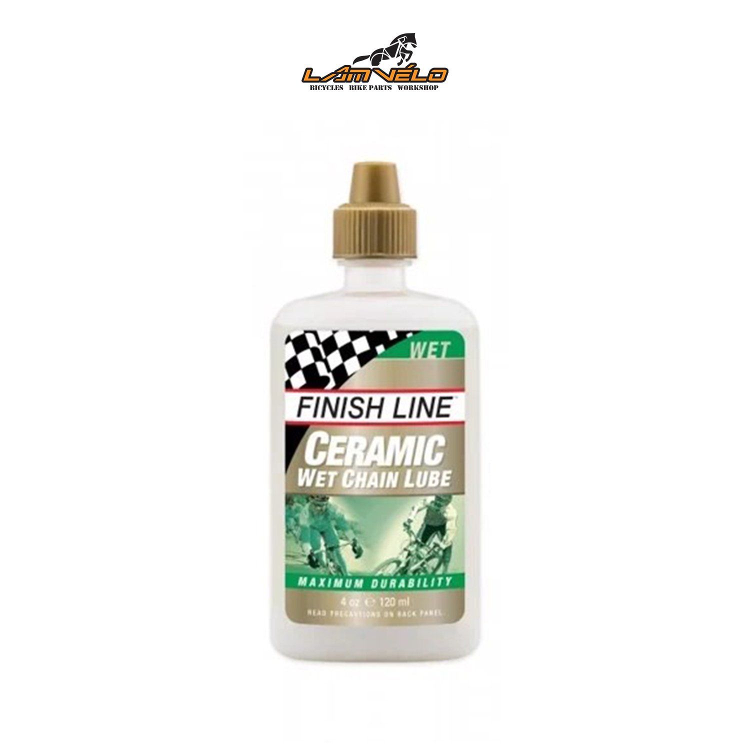  Dầu tra xích Finish Line Ceramic Wet - 120ml 