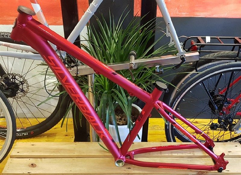  Frame SilverBack Stride 27.5/Watermelon Red/Dark Maroon/400mm 