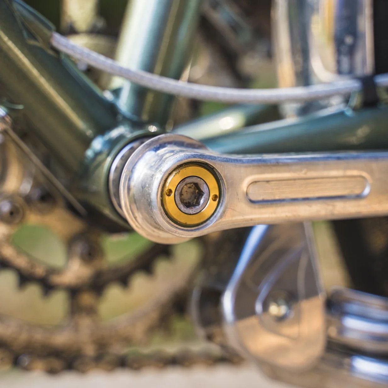 Nắp đùi đĩa Velo Orange Crank Caps / Brass