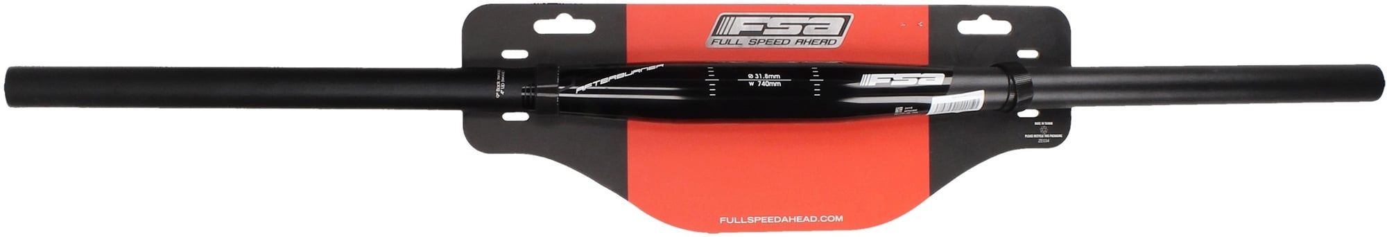 Ghi-đông FSA Afterburner Flat/630mm/Đen | FSA Afterburner Flat Handlebar/630mm/Black