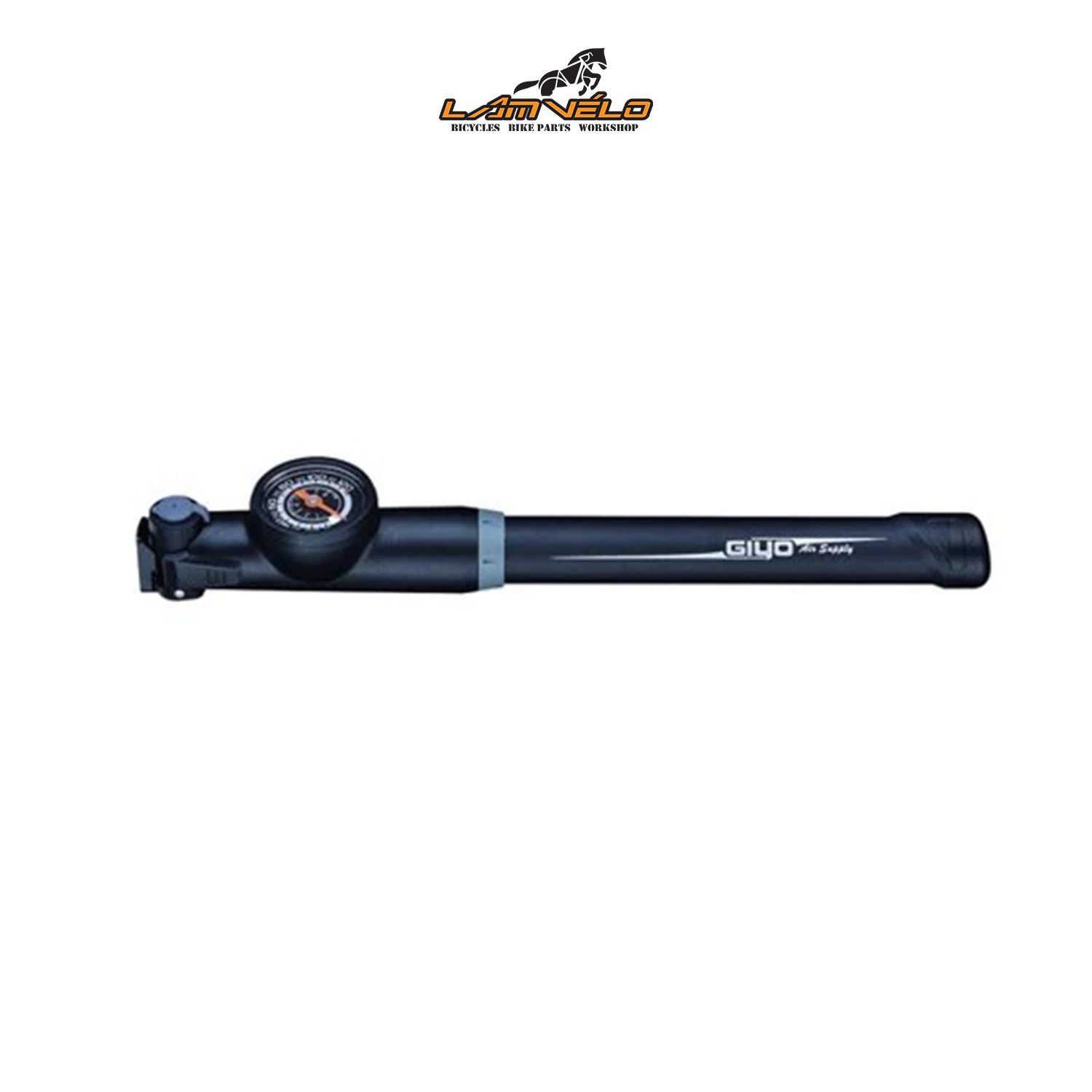 Giyo bơm tay GP-871S/Nhựa/Đen | Giyo GP-871S mini inflator/Plastic/Black