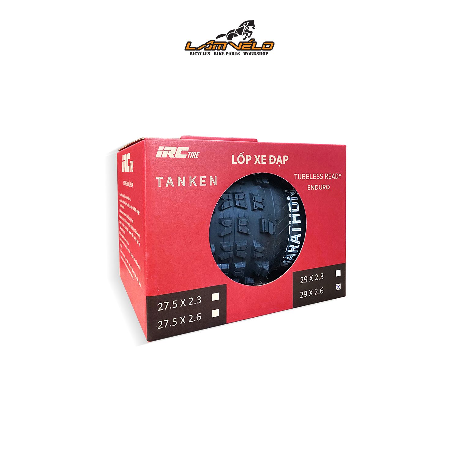  Lốp IRC Tanken Kevlar 29x2.6 