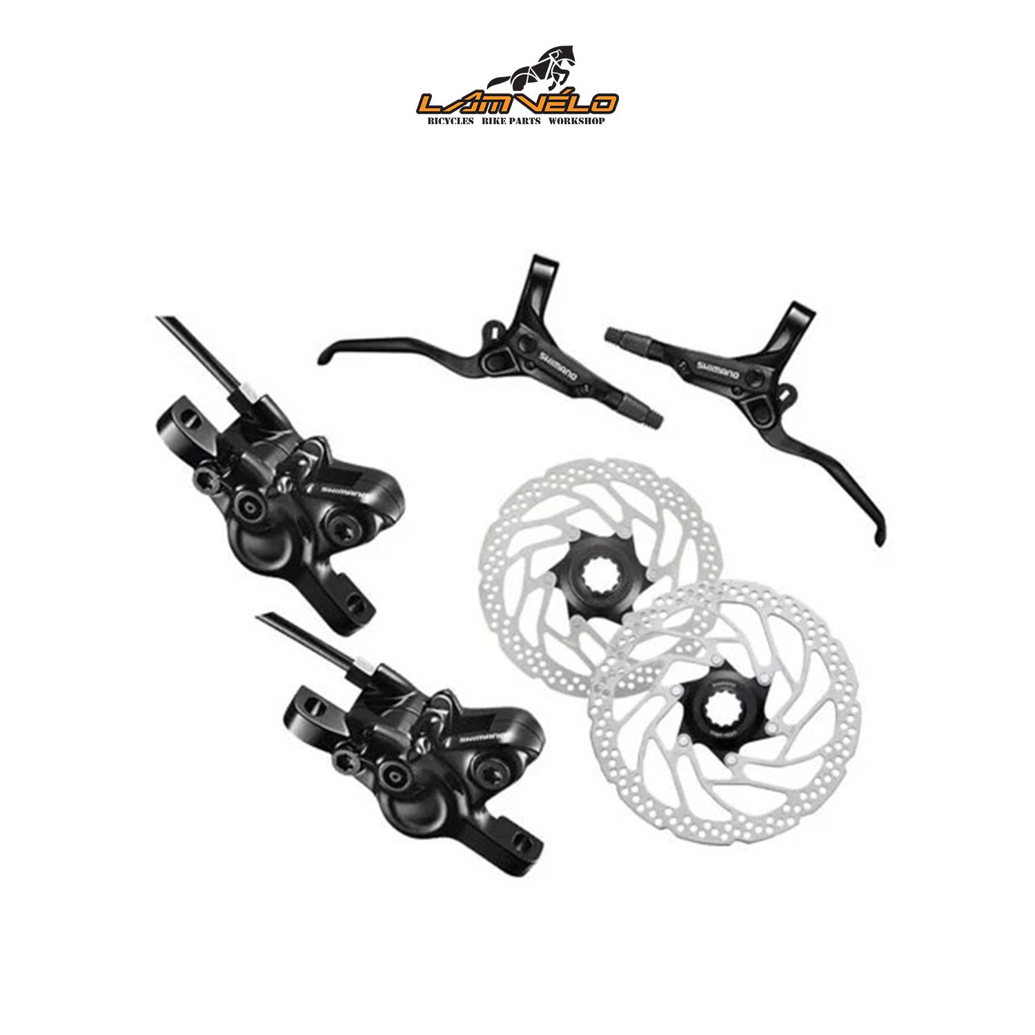  Phanh trước Shimano M355/M447/Black 