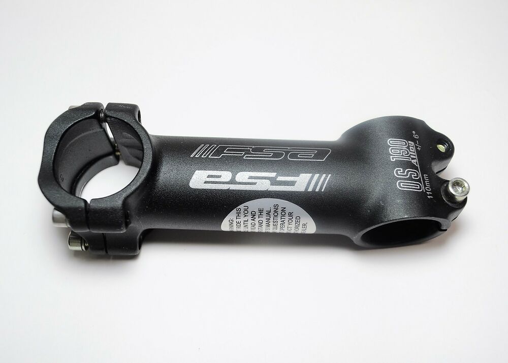 Pô-tăng xe đạp FSA OS190/31.8mm/6°/Đen | FSA OS190 Bike Stem/31.8mm/6°/Black
