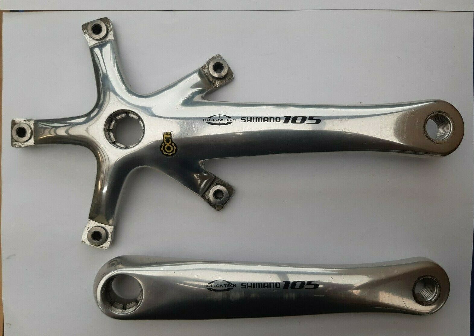 Đùi đĩa SHIMANO 105 FC-5504/175mm/52T/10s/Đen | SHIMANO 105 FC-5504 Triple Crankset/175mm/52T/10s/Black
