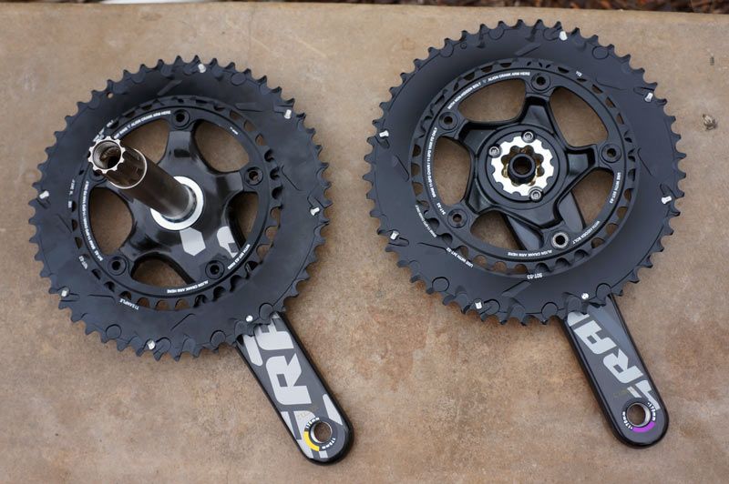  Giò đĩa SRAM Red 22/Nhôm/11s/175mm/Đen | SRAM Red 22 Crankset/Aluminum/11s/175mm/Black 