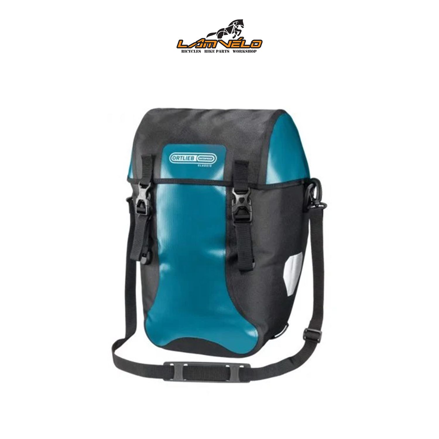 Túi treo baga sau Ortlieb F2604/ Bike - Packer Classic/ Petrol - Black/ Pair