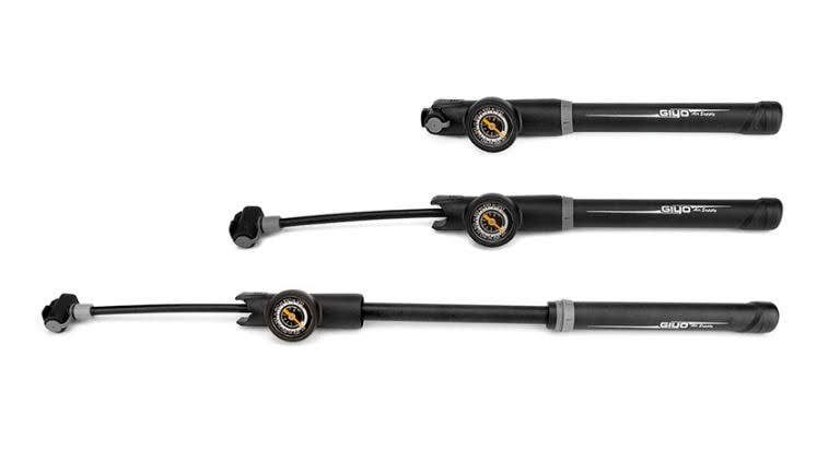 Giyo bơm tay GP-871S/Nhựa/Đen | Giyo GP-871S mini inflator/Plastic/Black