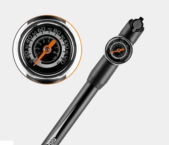 Giyo bơm tay GP-871S/Nhựa/Đen | Giyo GP-871S mini inflator/Plastic/Black